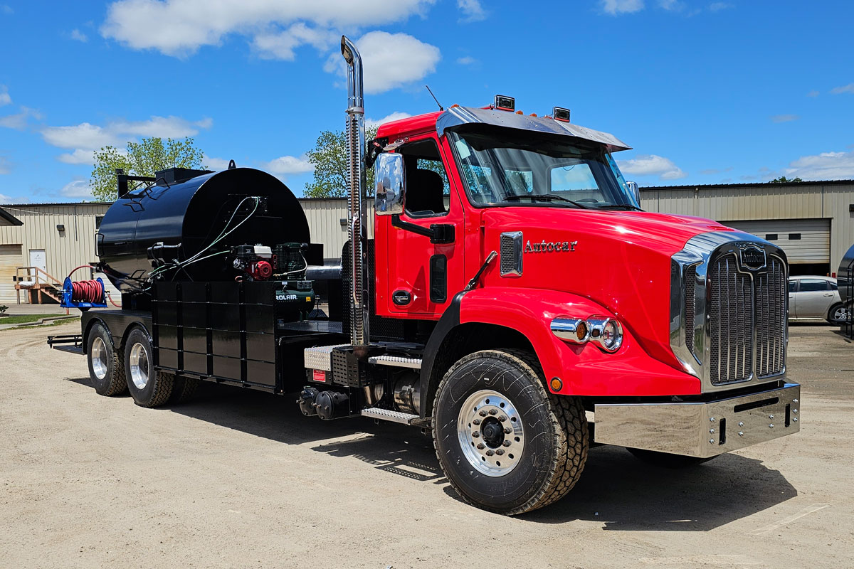 Sealcoat Truck Right Front Corner