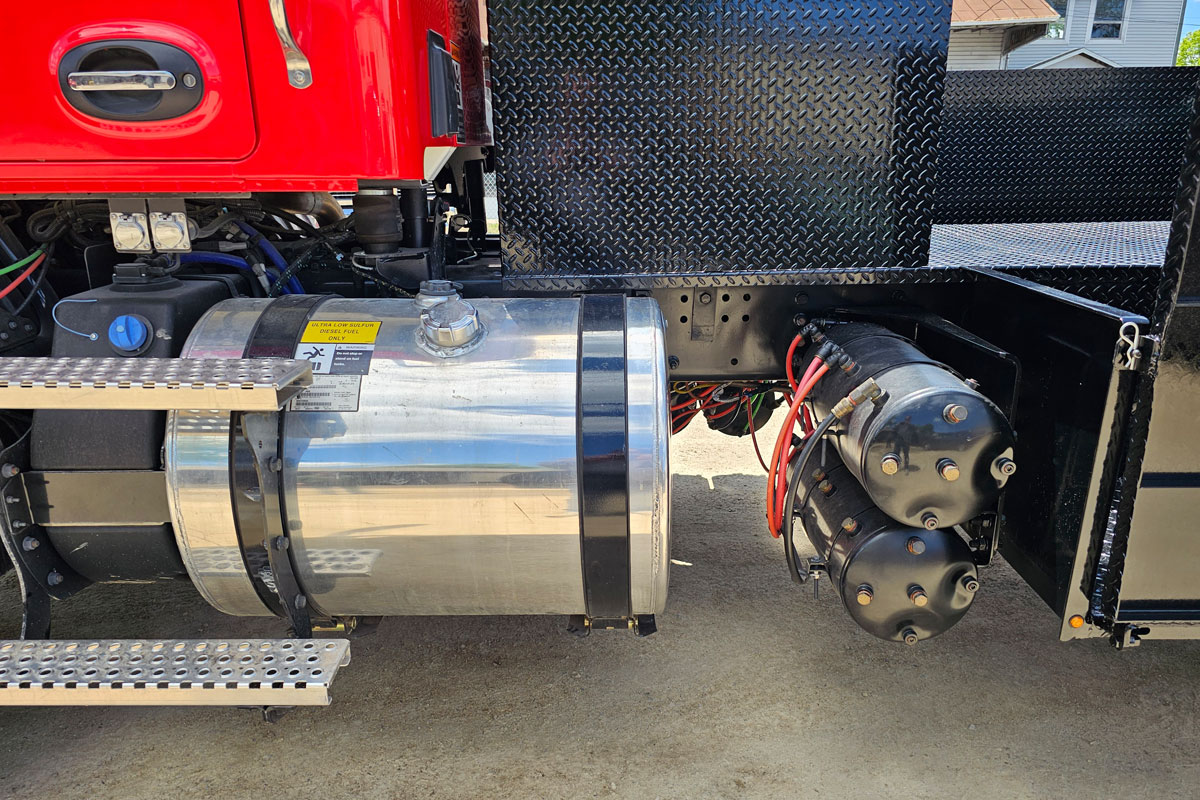 Sealcoat Truck Left Air Tanks